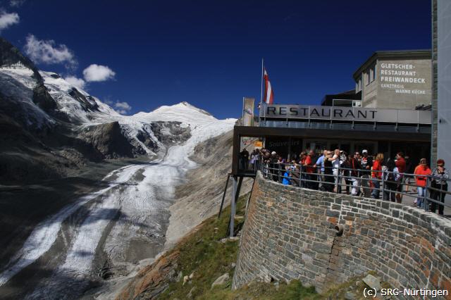 Blick auf die Pasterze am Großglockner